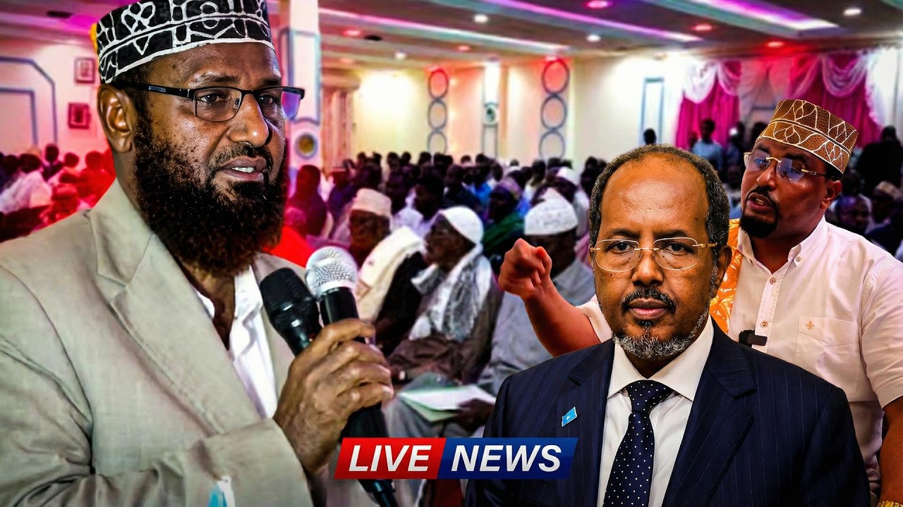 TOOS: Odayaasha Beesha Hawiye oo Runta U Sheegay Xasan Sheekh & Dagaal Caawa Muqdisho Mucaaradka