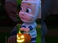 Let's go on a trick-or-treat trip! | Rosoo Melody Garden #nurseryrhymes #kidssongs #foryou #shorts