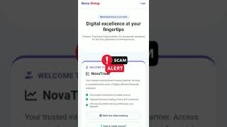 nova-trade.cc is highly fraudulent and fake. #cryptocurrency #usdt #makemoneyonline #stockmarket