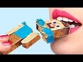 6 DIY DE DOCES MINECRAFT vs DOCES ROBLOX DESAFIO!