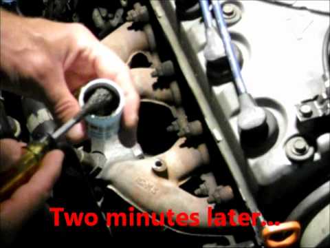 How To Repair Cracked Exhaust Manifold With QuikSteel/ThermoSteel