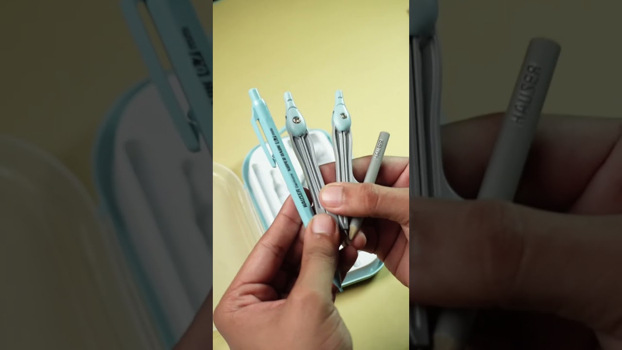 Hauser Xo Vs Camlin 2 in 1 Geometry Box 