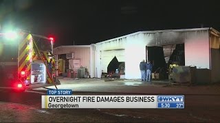 FIre damages Georgetown business