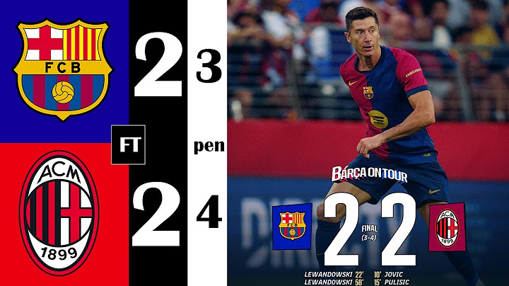 HIGHLIGHTS | FC BARCELONA 2 (3-4) 2 AC MILAN | USA TOUR 2024
