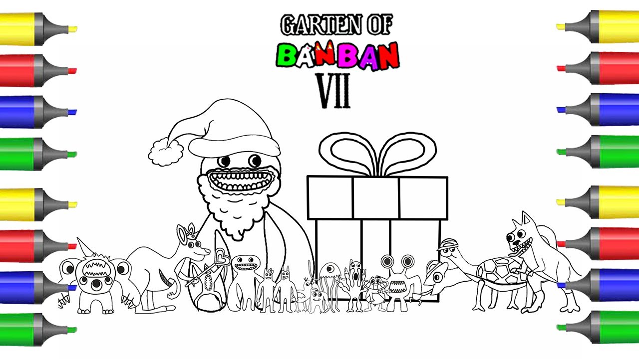 New Garten of BanBan 7 Coloring pages /ALL BOSSES/ Music [NCS] - YouTube