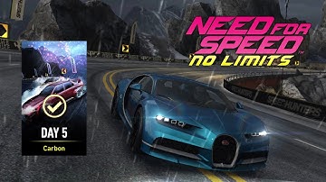 Bugatti Chiron Day 5 Carbon NFS No Limits Android IOS Gameplay Walkthrough