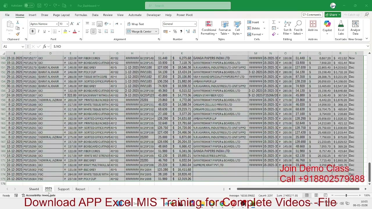 Excel Basic Classes 
