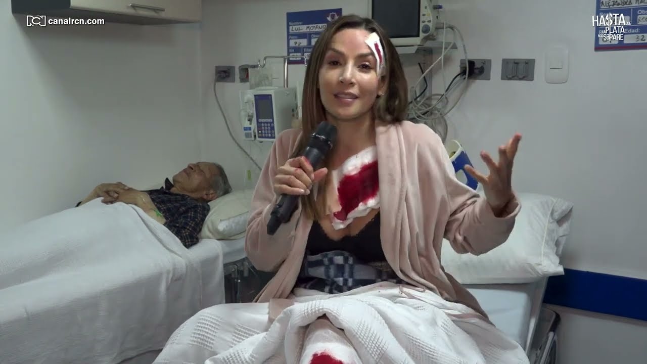 ¡Una "estrellada" situación! Detrás de cámaras de la llegada a la clínica de Méndez con Alejandra