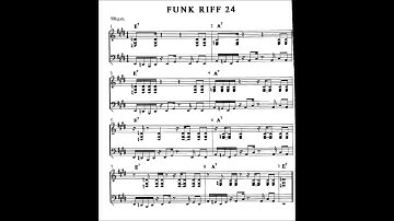 Andrew D. Gordon - riff 24 - rock funk - tutorial lesson keyboard piano