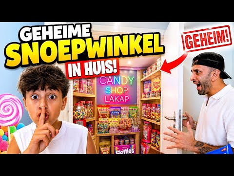 EEN GEHEIME SNOEPKAMER BOUWEN ZONDER DAT ZE HET DOORHEBBEN.. | LAKAP JUNIOR