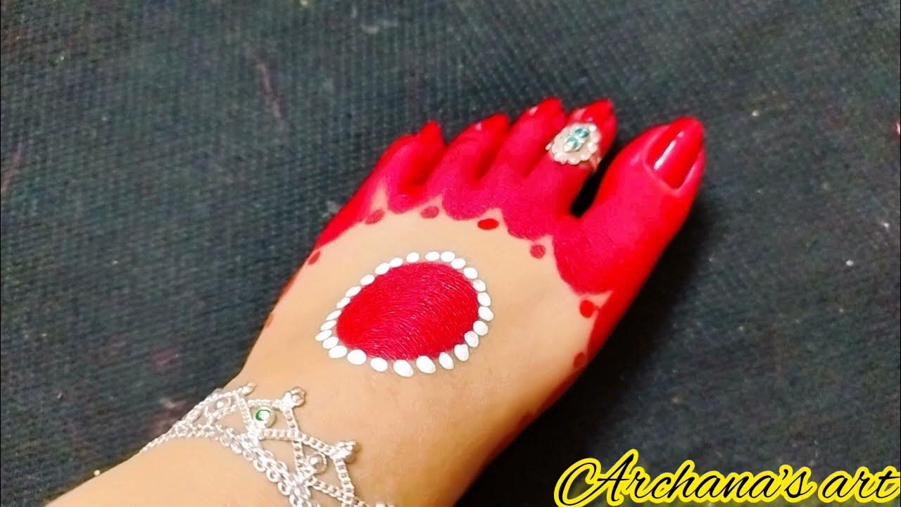 4 types of beautiful alta design on foot for beginners // alta design