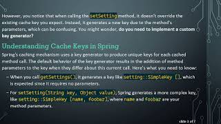 Understanding @ Cacheable and @ CachePut Key Management in Spring Cache