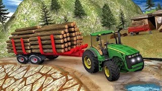 Offroad Tractor Trolley Cargo Uphill Farming Sim #v | Android GamePlay FHD | Games for Kids screenshot 1