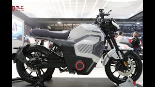 EICMA Milan 2023 Electric Snapshot - TailG TL6 - 6kw 62mph Electric Motorcycle - 4k : Green-Mopeds