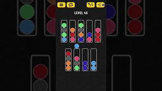 Ball Sort Puzzle - Level 45 Solution (Less than 1 Minute!)