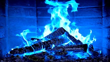 🔥 Blue Fireplace 4K Ultra HD