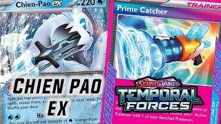 ❄️ Chien Pao ex ¡MEJOR que nunca!! - Pokémon TCG Temporal Forces /Fuerzas Temporales