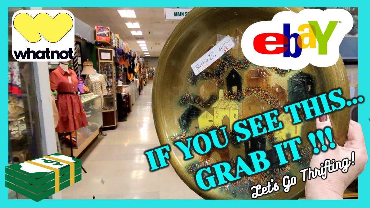 I FOUND THE MATCHING PIECE! / THRIFT WITH ME / Antique Mall vs Goodwill ...