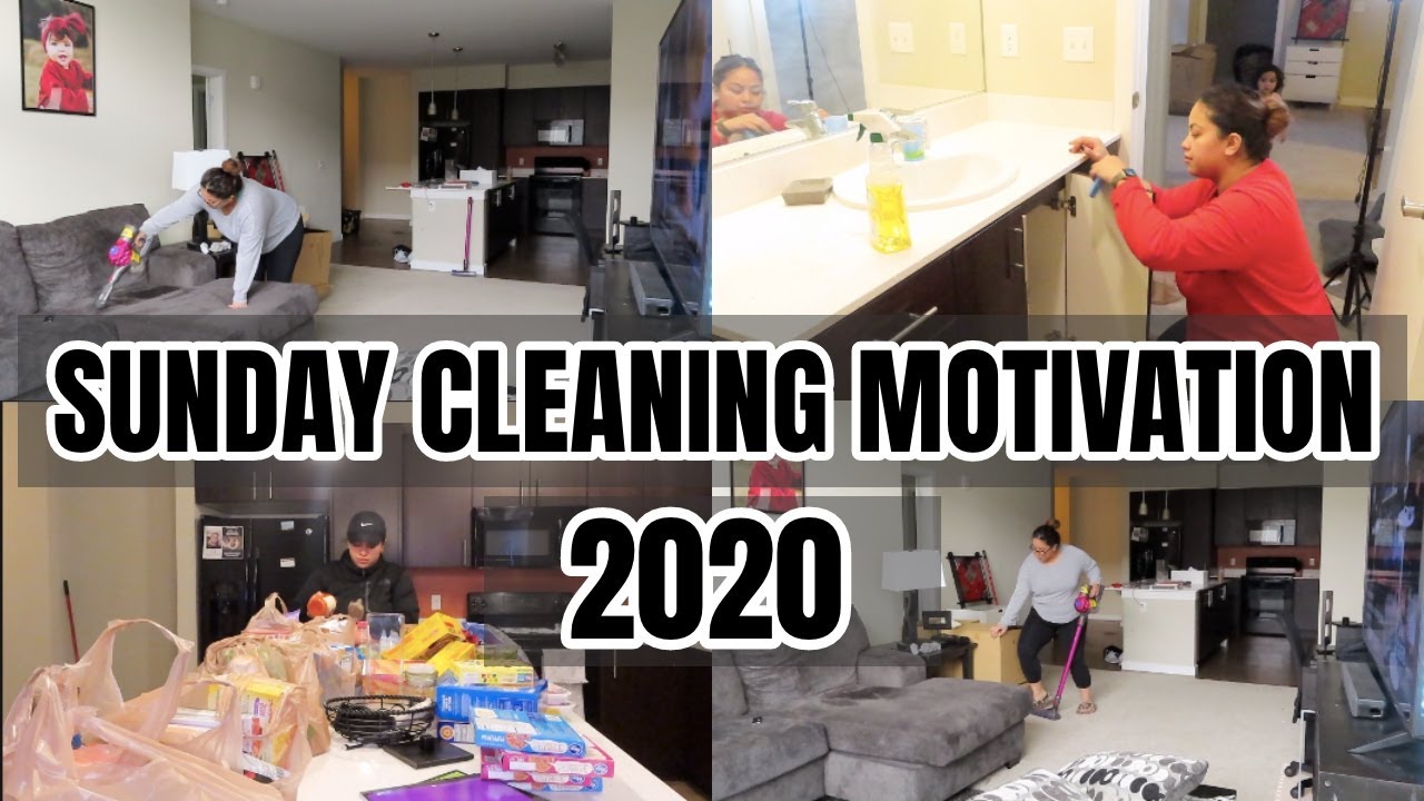 SUNDAY CLEAN WITH ME | CLEANING MOTIVATION 2020 | ALL DAY CLEAN WITH ME | Nicolette Laumatia