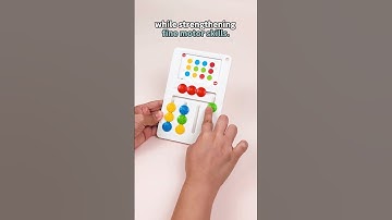 Children match, slide, and explore tactile patterns with Busy Play® iSense Sliding Puzzle