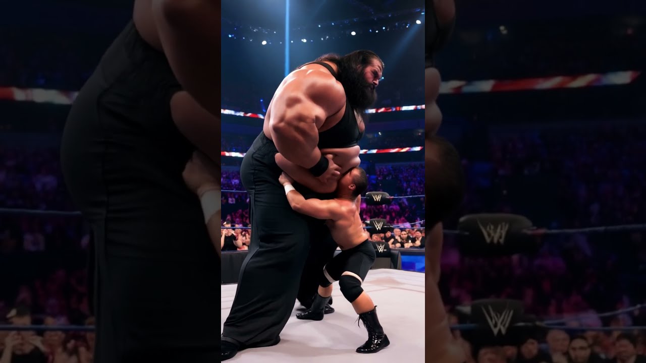 Giants Vs Heavyweight Wrestler Shorts