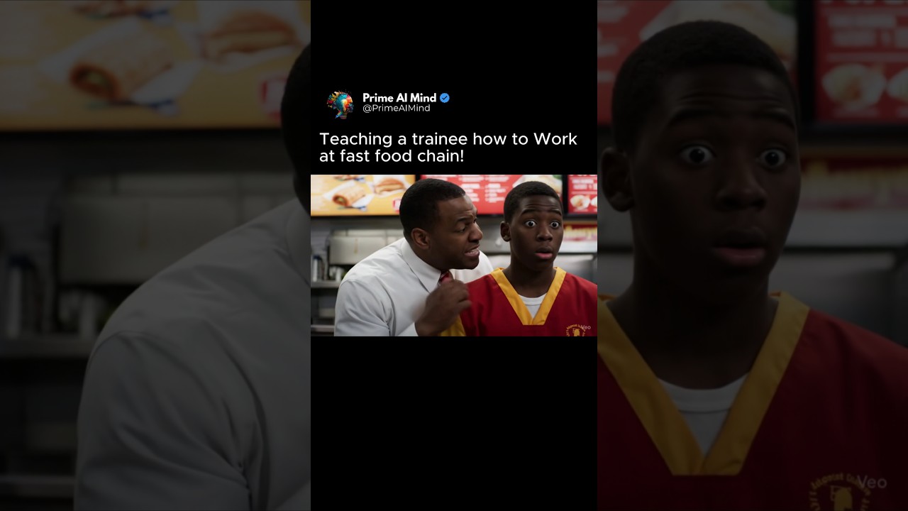 Teaching a Trainee how to work at fast food! 🤣 