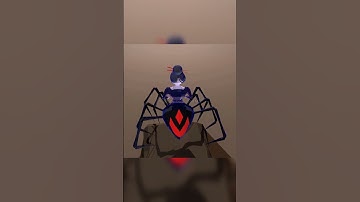 Japanese Spider Lady. Autodesk Maya #3dmodel #3dart #lowpoly #3ddesign #charactermodel #mayatutorial