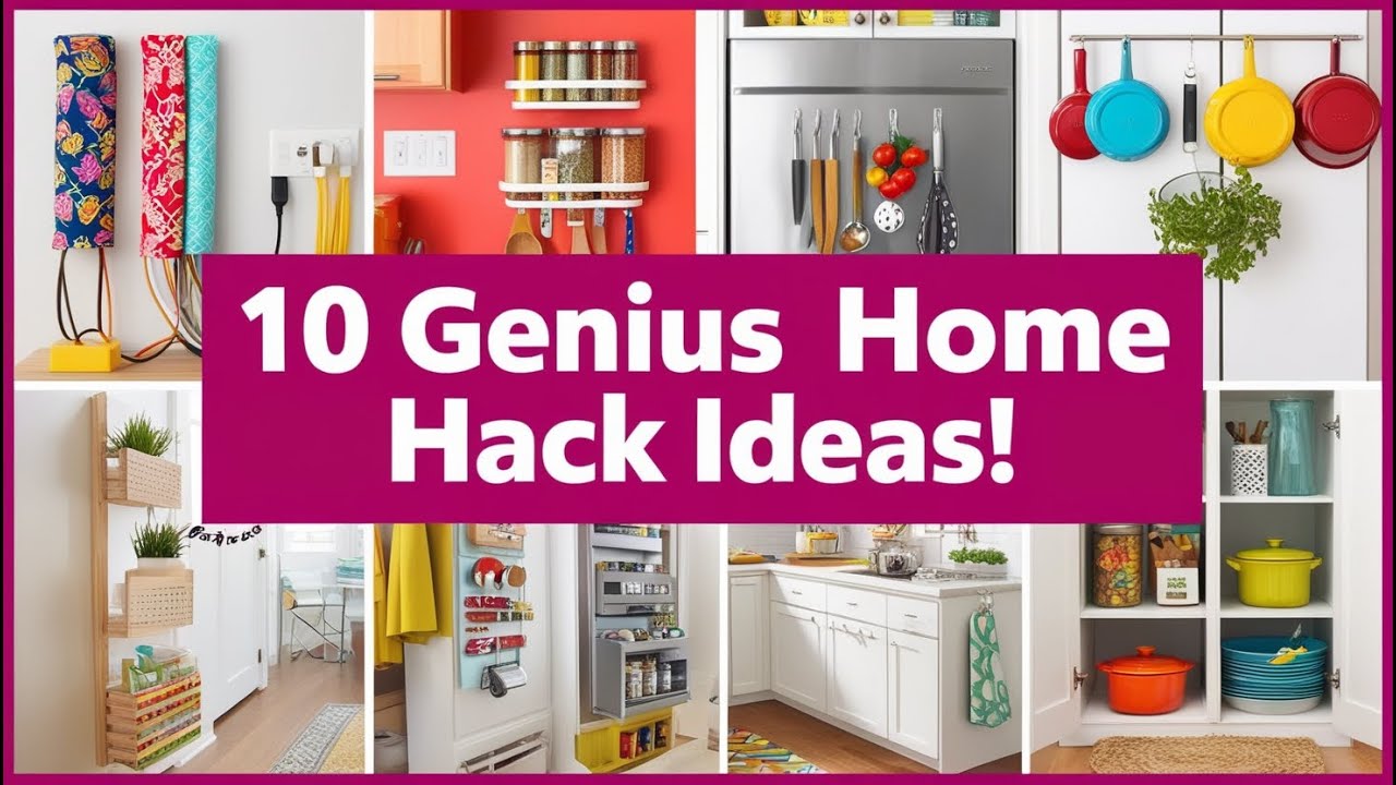 10 Genius Indoor Hacks to Transform Your Space! - YouTube