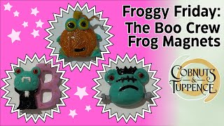 Making Halloween Frog Magnets with Polymer Clay 🐸🎃 | Cute Spooky Craft Tutorial