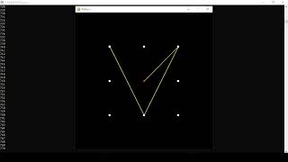 All possible 4 dot pattern lock variations