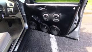 12x 8" prv audio mid bass speakers on one dc 175/4 amp and 4x 4" super
tweeters 90/4 amp. still needs tuning but hope you enj...