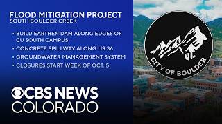 City of Boulder to begin construction on flood mitigation project