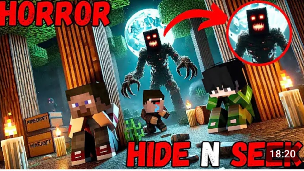 hide and seek Gone wrong #minecraft |minecraft horor ep 2 - YouTube