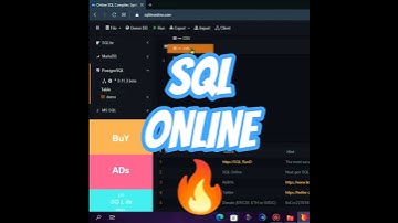SQL ONLINE: Trabaja con Bases de Datos GRATIS desde el Navegador ✅ #sql #mariadb #bd #viral #hack 🔥