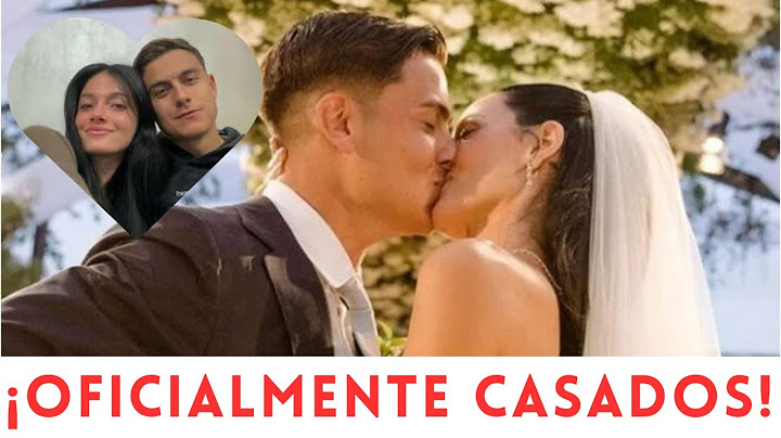 Oriana Sabatini y Paulo Dybala celebraron su boda en una ceremonia increíble