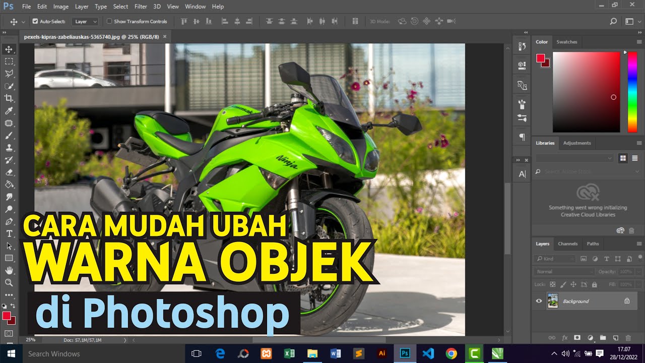 Cara Mengubah Warna Objek di Photoshop - YouTube
