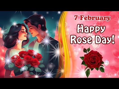 Happy Rose Day! 7 February Rose Day. Wishing Rose Day. Rose Day greetings. #roseday #roseday2025