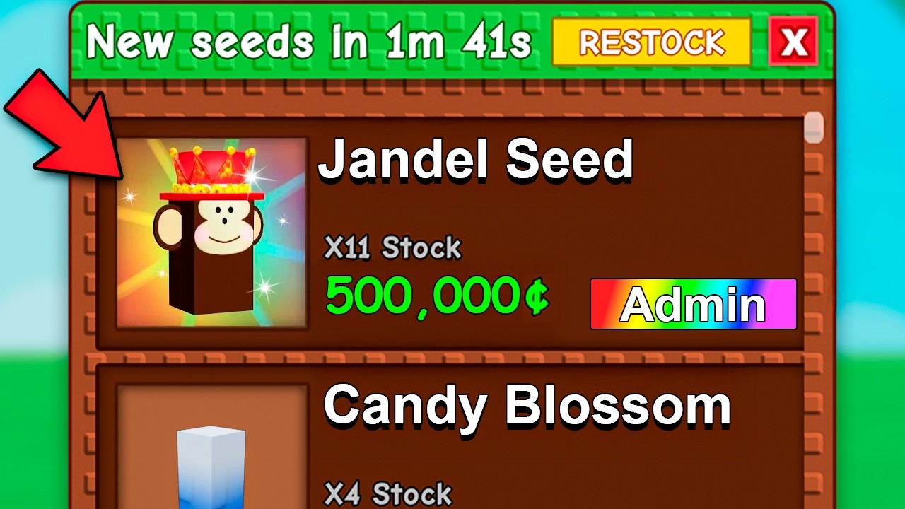 Empezando de CERO pero Compro SEMILLAS de ADMIN en GROW A GARDEN!