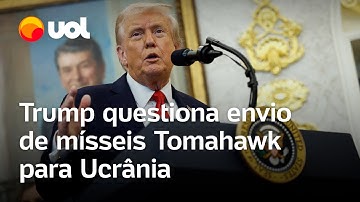 Trump questiona envio de mísseis Tomahawk dos EUA para Ucrânia