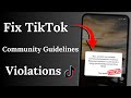 How to Fix TikTok Violation Of Community Guidelines | Problem Solved | 2024