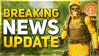 The Division 2 News Update - Servers going down TWICE this week for Year Five Season Two in October!