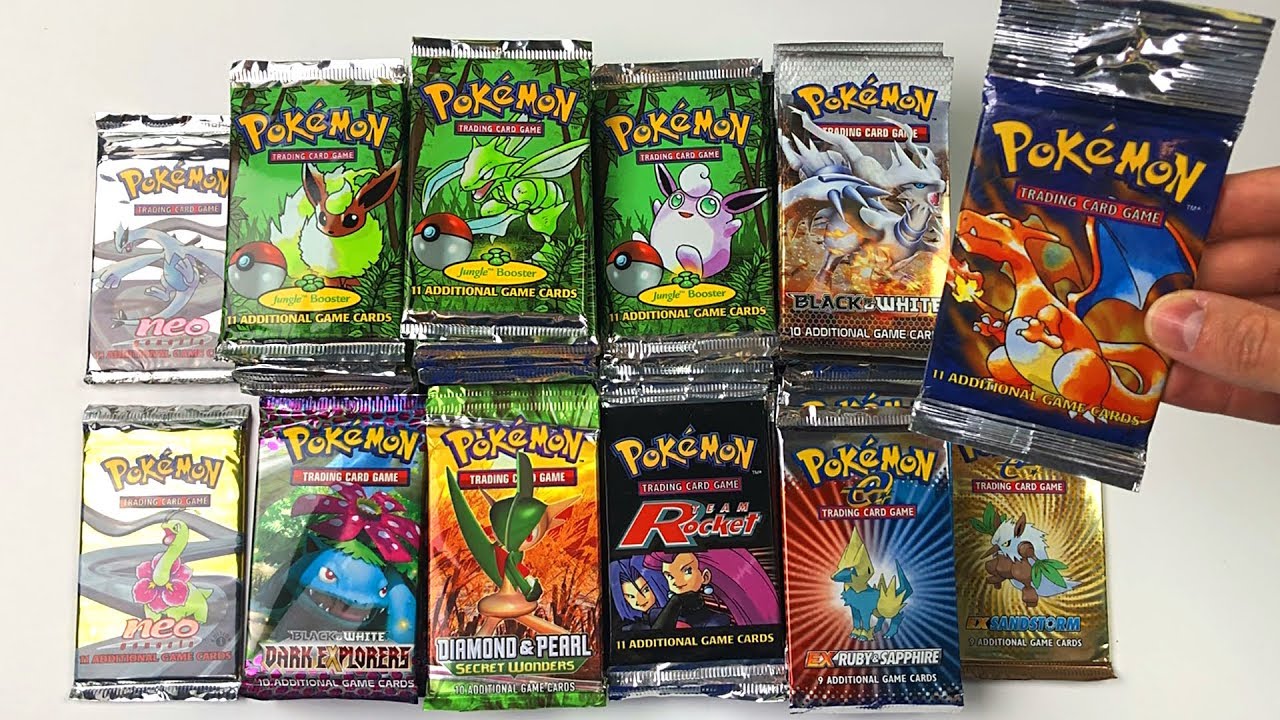 lustre investering få øje på MASSIVE VINTAGE POKEMON CARDS OPENING SERIES BEGINS... - YouTube