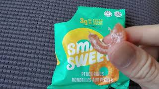Review Smart Sweets Peach Rings Gluten Free Naturally Flavored