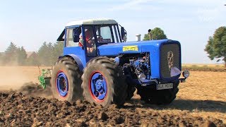 Traktor: Pflügen mit Dutra - Plowing with a Dutra Tractor