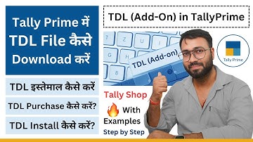TDL File in Tally Prime - Tally Prime Free TDL File Download & How To Add TDL File in Tally Software