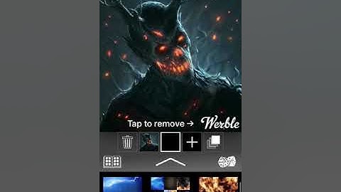 Ghost burning effects in werble