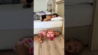 Mother and daughter in the morning #shorts by Secret Vlog