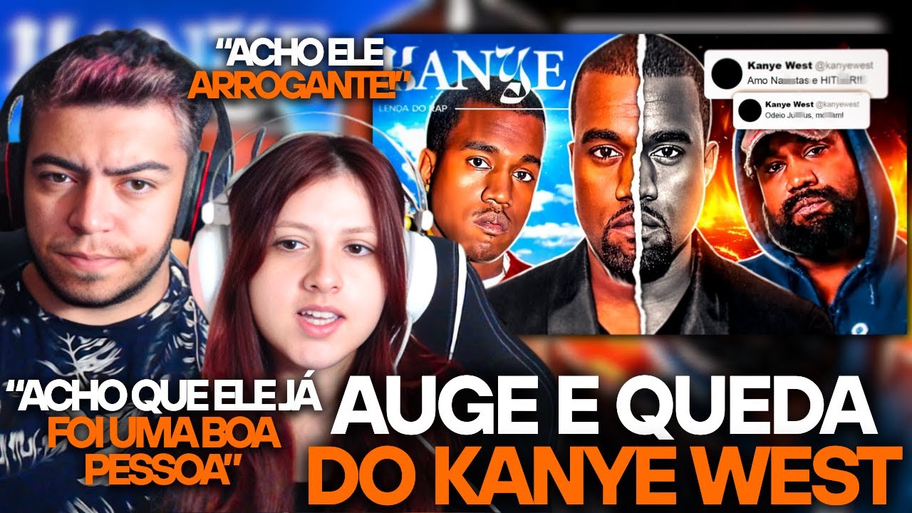 o AUGE e a (INACREDITÁVEL) QUEDA de KANYE WEST: Como um GÊNIO ficou LOUCO? | Documentário | REACT