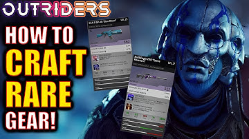 Outriders: How to Craft Rare Gear and Where to find Resources!
