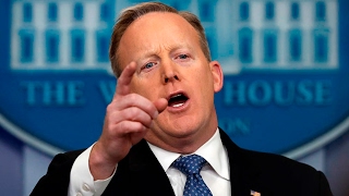 White House's Sean Spicer grilled about Trump Twitter use